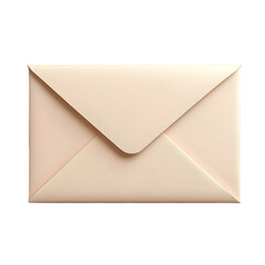 Beige Envelope 3D Render