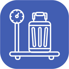 Luggage Scale Icon
