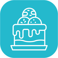 Ice Cream Cake Icon