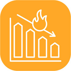 Burndown Chart Icon