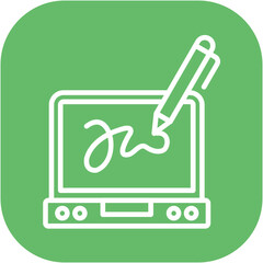 Digital Signature Icon