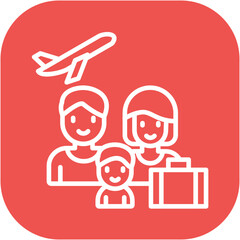 Family Vacation Icon