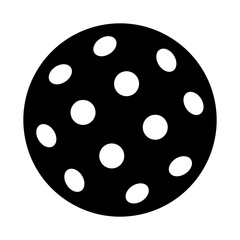 Pickleball Ball Flat Icon