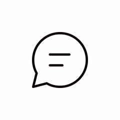 chat button icon sign vector