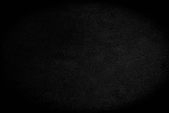 Close up retro plain dark black cement & concrete wall background texture for show or advertise or promote product and content on display. Colour old concrete wall design vintage grunge element.