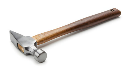 metal hammer isolated on white background for construction tools. generative ai
