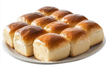 Warm and Golden Brown Dinner Rolls Freshly Baked for a Hearty Meal