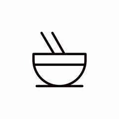 food bowl icon sign vector