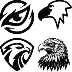 Obraz premium Eagle seat simple icon. Vector ICON all icon Viktor