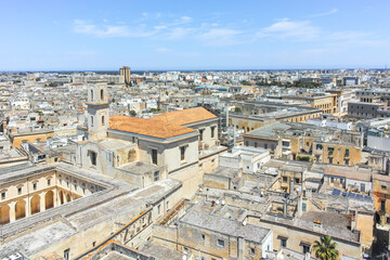 Naklejka premium The Old town of Lecce, Apulia Region, Italy