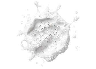 White Soap Foam Bubbles Texture Background Lather Cleaning Product on transparent background. png