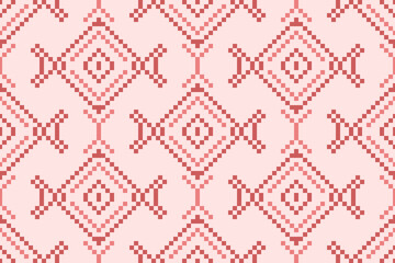 Seamless square pixel pattern, seamless pattern illustration