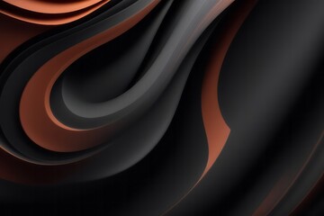 Abstract background curvy design with dark grey slate