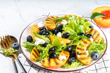 Summer peach salad
