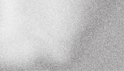 Obraz premium Grainy background with a noise gradient and an abstract black and white effect. Grainy sandpaper painted with vector brush dots and shapes. Wavy sprayed grunge with dark space circles splattered fluid