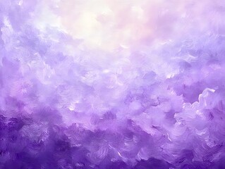 Fototapeta premium Abstract Purple and White Impasto Painting Texture Background