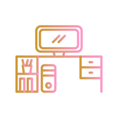 Work Table Icon Design