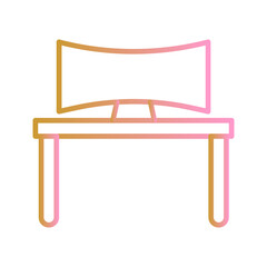 Gaming Desk Icon Design