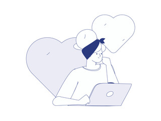 3.12 International Women's Day professional women flat character vector concept operation hand drawn illustration
