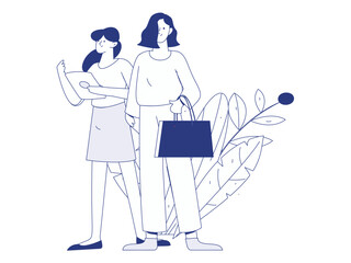 3.12 International Women's Day professional women flat character vector concept operation hand drawn illustration
