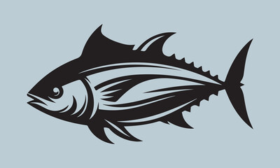 vector illustration of a fish
