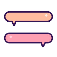 horizontal speech lines