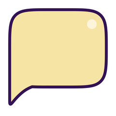 rounded speech bubble