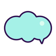 cloud like thought bubble