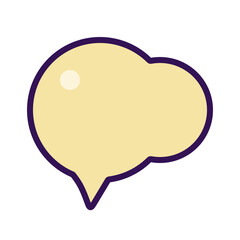 bubble with corner tail