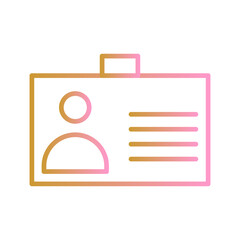 ID Card Icon Design
