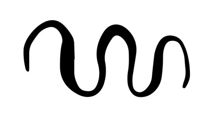 Divider separator doodle scribble element