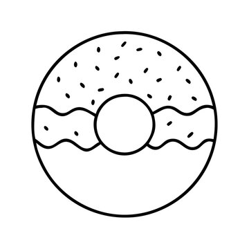 recommend clip art: giant doughnut icon, giant doughnut line art - simple line art of giant doughnut, perfect for giant doughnut logos and icons