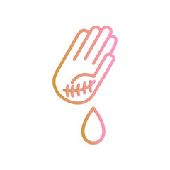 Obraz premium Wound Icon Design