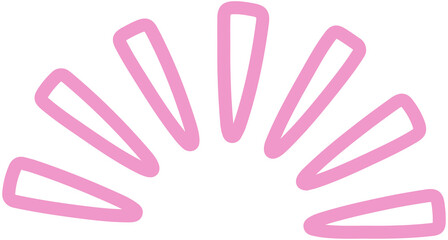 Comic Doodle Alert Sign Line
