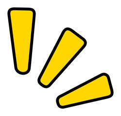 Comic Shock Sticker icon