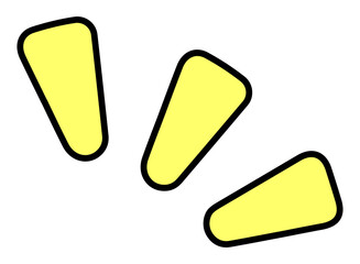 Comic Surprise Sticker Icon