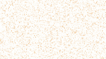 Geometric pattern with gold and white hexagon shapes creating an elegant abstract background. Vector illustration.