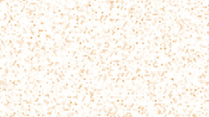 Geometric pattern with gold and white hexagon shapes creating an elegant abstract background. Vector illustration.