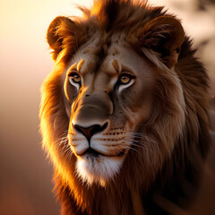 Naklejka premium King of the jangle