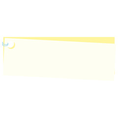 Obraz premium Paper for notes with flat cute style. Large collection of cute blank sticky notes. Vector illustration and isolated.