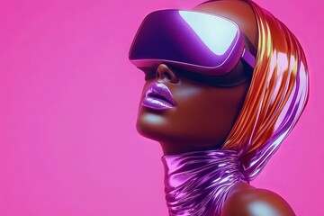 With their countenance reshaped into a dazzling, animate masterpiece, redolent of a statue, the virtual reality aficionado becomes fully absorbed in the digital domain