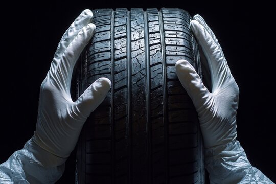 Examining a used tire