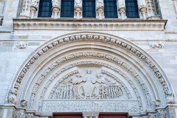  basilica Of Sainte Madeleine in Vezelay, France
