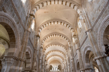  basilica Of Sainte Madeleine in Vezelay, France