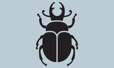 stag beetle vector illustration