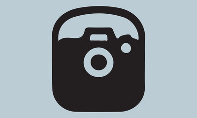 vector illustration of a photo camera