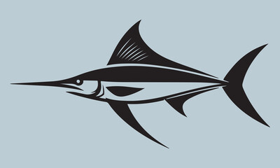 vector illustration of a fish