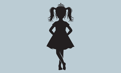 fashion girl with long hair