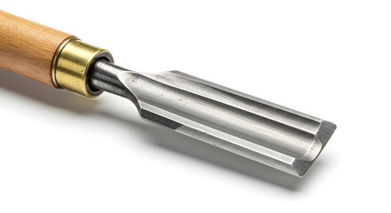 High-Quality Woodworking Chisel with Precision-Engineered Fluted Blade for Expert Craftsmanship