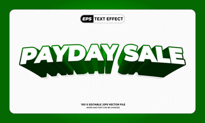 Payday Sale Text Effect Design Sale